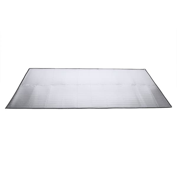 Vikbar Utomhus Camping Sovmadrass Fuktsäker Aluminiumfolie EVA-matta (1 x 2 m)