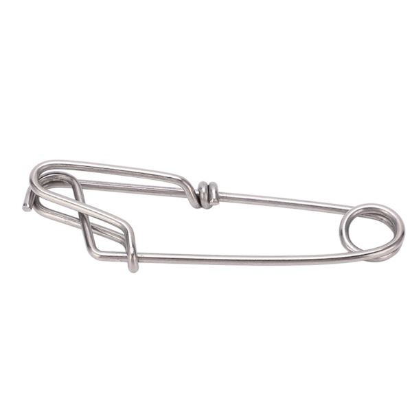 5 stk./sæt Longline Snap Clip Korrosionsbestandig Float Line Tun Clip til Havfiskeri 2,6x100mm