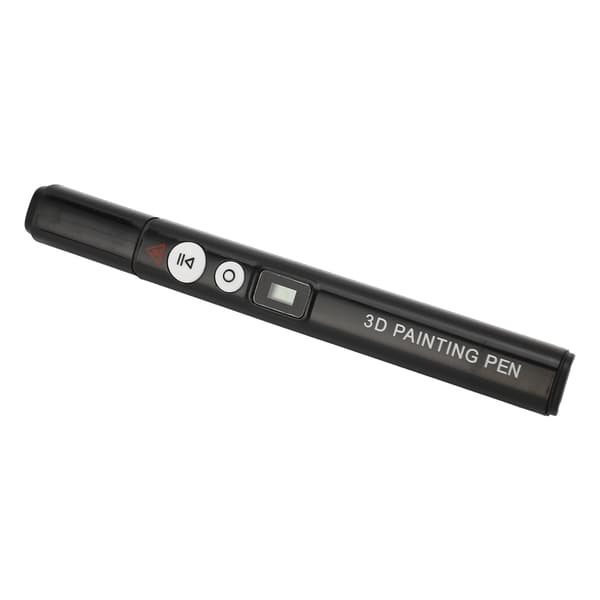 Smart højtemperatur 3D-printpen Ergonomisk LCD-skærm 3D-printpen til PLA ABS Sort