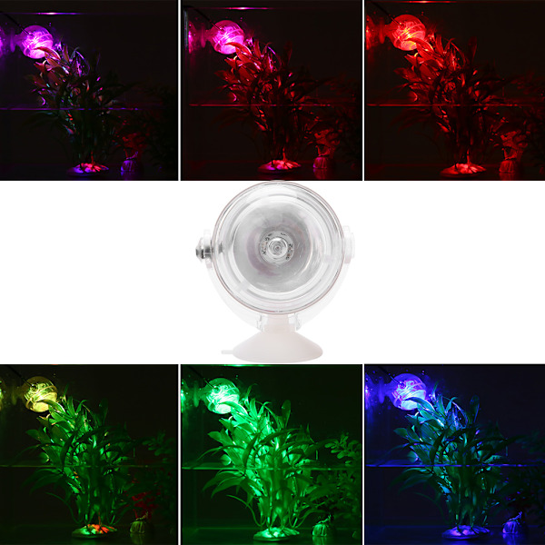 Vandtæt Aquarium Mini LED Spotlights Nedsænkelig Aquarium Lampe