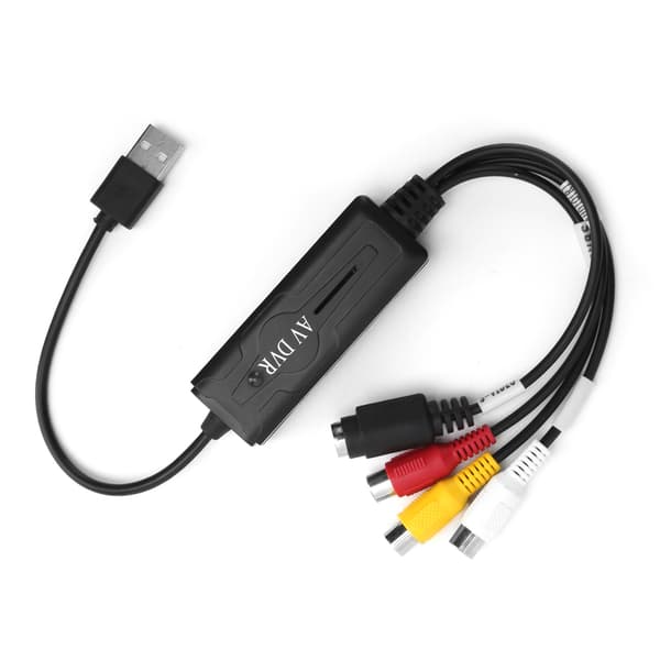USB 2.0 Video Digital Converter Audio Video Acquisition Card Adapter Stöd för WIN10