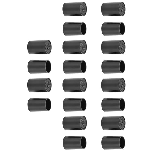 10 par højhælede spidshætter sorte CPU polyurethan sko reparationssæt indvendig diameter 11 mm