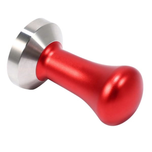 51mm Espresso Kaffe Tamper Röd Kaffe Tamper Maskin Press Platt Bas Barista Tillbehör