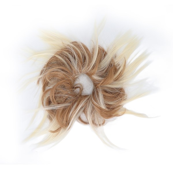Slarvig bulle hårförlängning lockig wrap ponytail hårdelar för kvinnor flickorQ17-22H613#