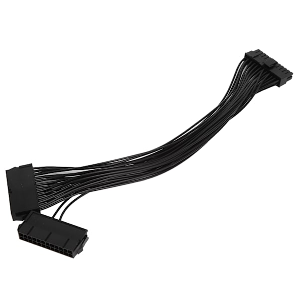 5 st Dual Power Supply Start Cable ATX 24Pin till moderkort Synkron förlängningssladd