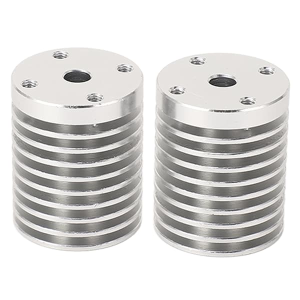 2 stk. Hotend køleplade V6 ekstruder aluminium køleplade til Voron 0.1 0.2 3D-printer