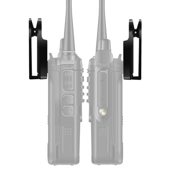 10 STK Vandtæt Sort Walkie Talkie Bælteclips Tilbehør Til BAOFENG UV-9R Plus