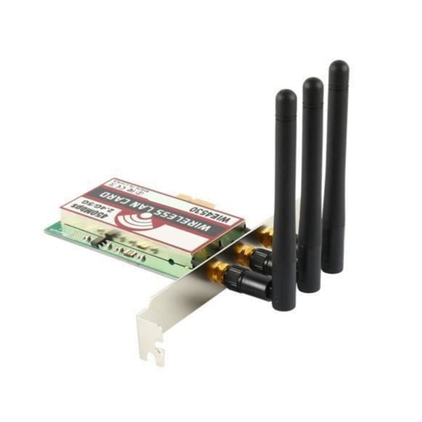 Dual Band 5Ghz/2.4Ghz Pci-E 450M trådlöst wifi nätverkskort för PC