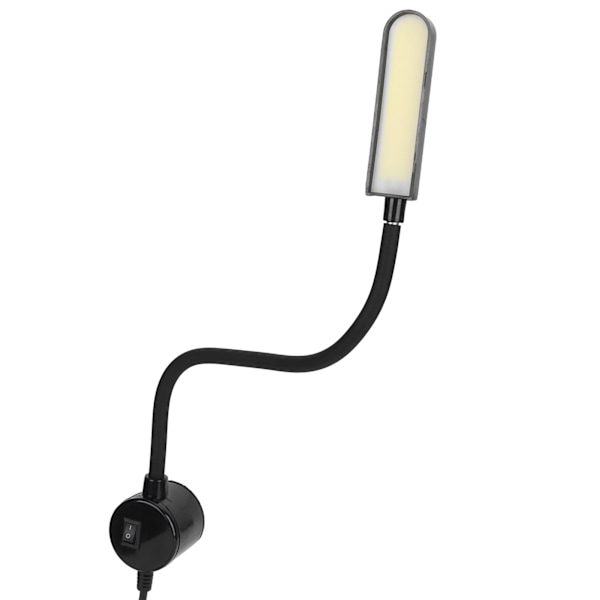 COB 6W 30LED ompelukoneen valo kirkas lamppu magneettijalustalla EU-pistoke AC/DC85-265V