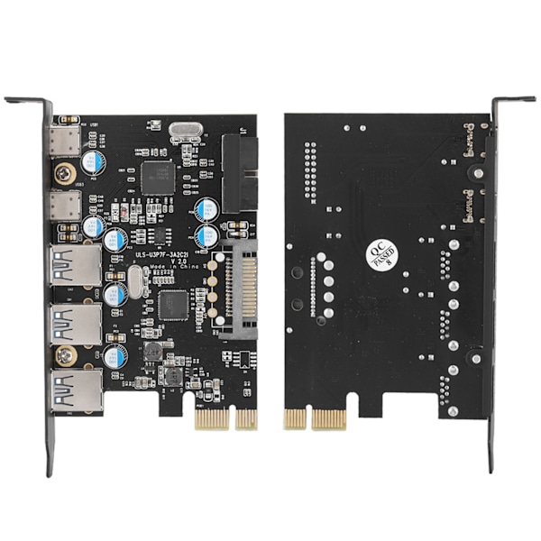 Monitoiminen PCB 5-porttinen TypeC-PCIe-laajennuskortti PCIe-sovitinkortti