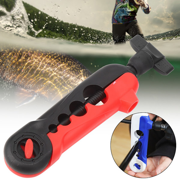 Fishing Reel Spooler Winder Multifunktion Fast Sea Rod Casting Line Wrapper tilbehør sort rød