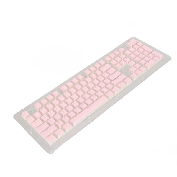 PBT Tangentbord Hög Låg Layout Dubbellager 2 Färg 108 Tangenter Mekaniska tangentbord för 61 87 104 108 Tangentbord Rosa
