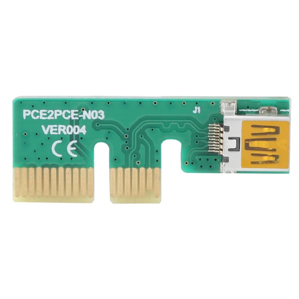 PCI-E Express 1x til 16x Mining Extender Riser-kort med USB-kabel