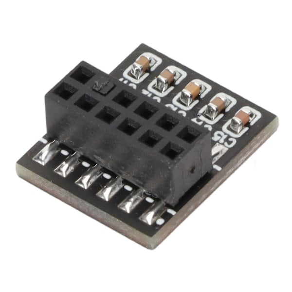 TPM 2.0 Modul 12Pin LPC TPM 2.0 Krypteringssikkerhetsmodul Svært Holdbar 12Pin TPM2.0 Modul for Windows for GIGABYTE