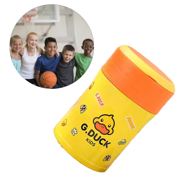 520 ml isolert matbeholder 316 rustfritt stål termisk bentobeholderbeholder bred munn matbeholder for studenter arbeidere gul