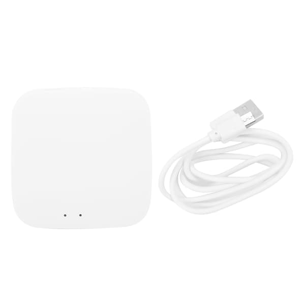 Trådlös Smart Gateway för ZigBee-strömbrytare Elektriska gardiner Infraröda fjärrkontroller DC5V