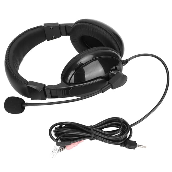BH3688 Kablet headset 3,5 mm hybrid multifunktionsstik med omnidirektionel mikrofonunderstøttelse til XBOX til PS4 Sort