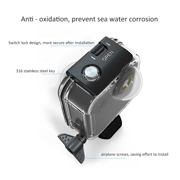 GoPro Max vedenpitävä case