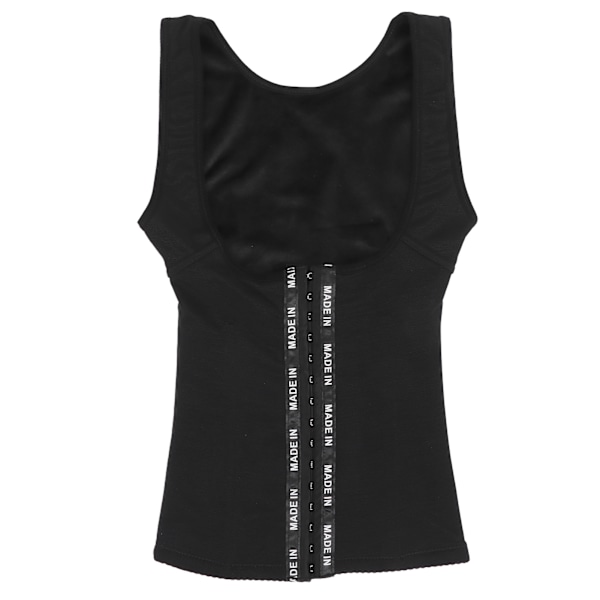 Varmt Shapewear til kvinder, Tummy Control Body Shaper, Sculpting Clothing, Open Bust Bodysuit til vinter og efterår, sort, S
