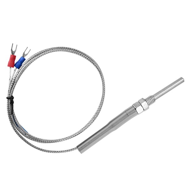 M8 Gänga Typ K Termoelement 30 mm Sond Temperatursensor Tråd 0-400 ℃ (1 m)