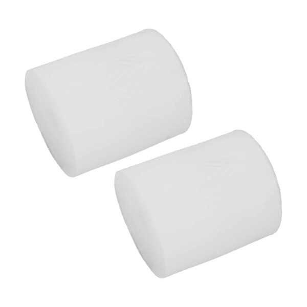 2 st Äggljus Form 3D Realistisk Mjuk Återställbar Vit Form till påsk