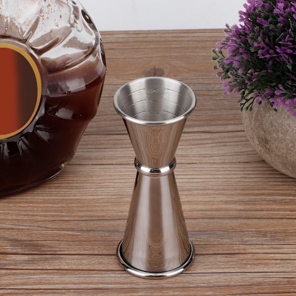 30/45 ml rustfritt stål vin cocktail shaker dobbel jigger bartending måleverktøy bartilbehør
