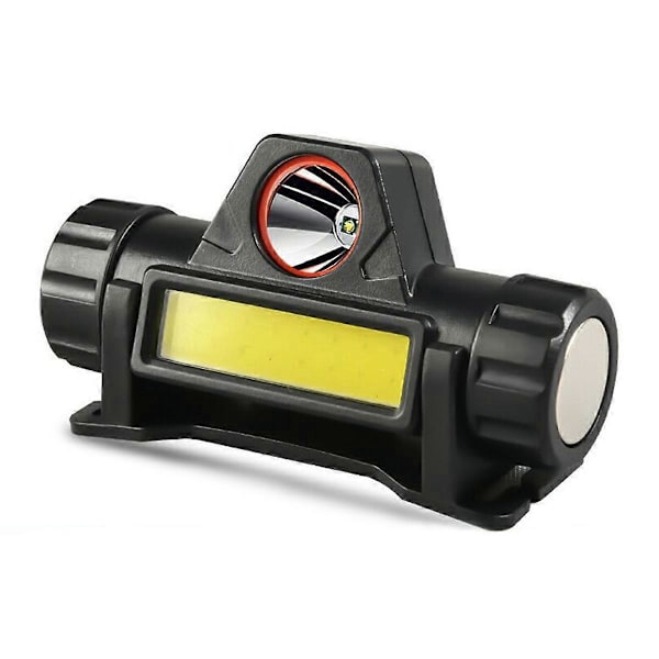 USB Uppladdningsbar LED Pannlampa Super Stark 18650 Inbyggt Batteri
