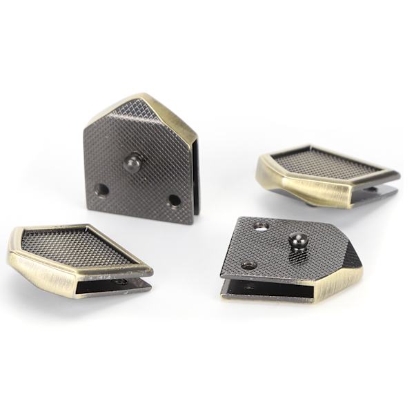 4 Set Metall Dekorativt Spänne Specialformade Läderartiklar Bagage Jeans DIY TillbehörBrons B01-51-52066
