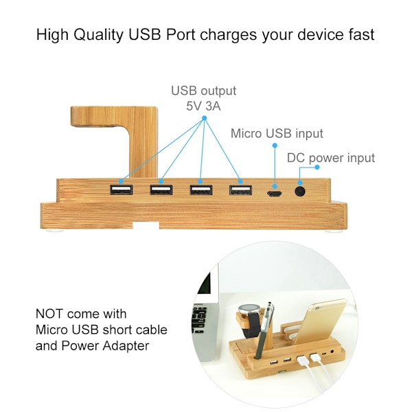 Laddningsstation i bambu för telefon -06