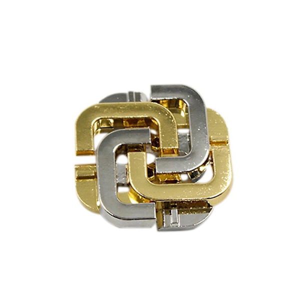 Interlockerende Metallpuslespill - Hjernepuslespill for Voksne - 3D IQ-Puslespill