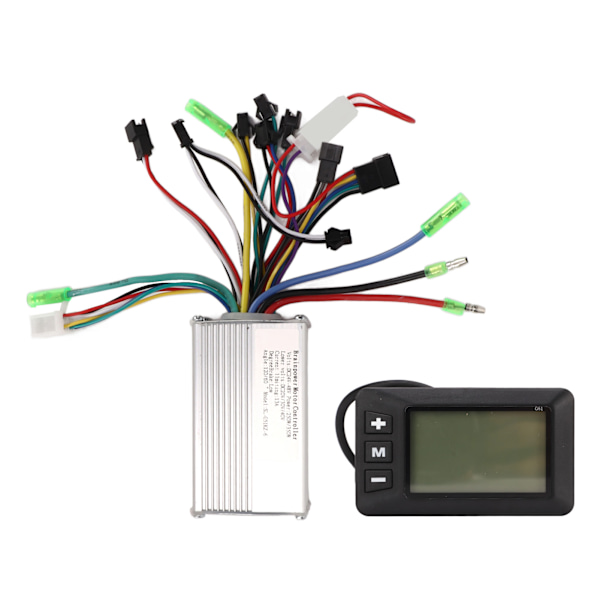 Elektrisk cykelcontroller sæt elektrisk cykelmotor børsteløs controller LCD display panel kit 24‑48V 250W 350W
