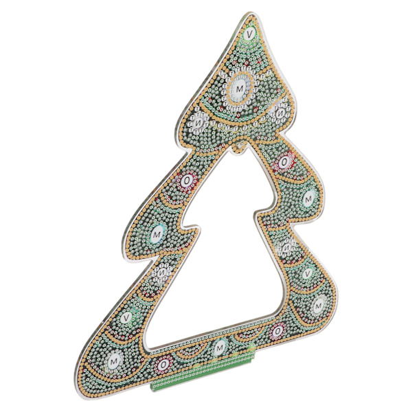Rhinestone-målning fulländad hantverk DIY-produktion akrylmaterial kristalljulgran