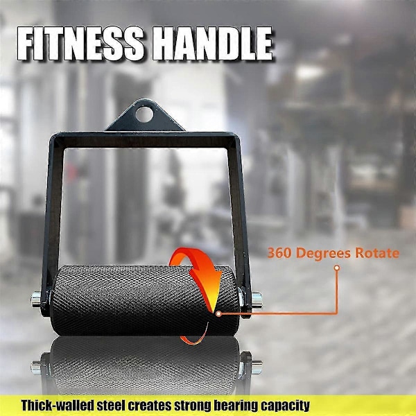 Gym Lat Pull Down Pulley Kabel Maskin Håndtak Feste Fitness Armbryting Trening Markløft D Form Håndgrep-4CM-B15
