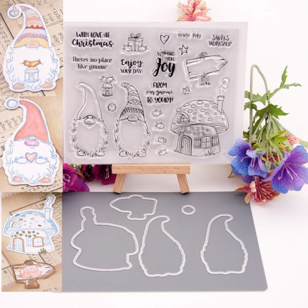 Jul Klare Stempler Jul DIY Silikone Klare Stempler Søde Stempler til Kortfremstilling Håndværk Scrapbog Album