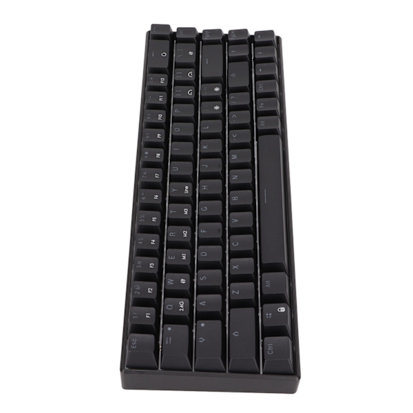 Tastatur 68 Taster Hvidt Lys Tre Tilstande Sort Mekanisk Tastatur til Windows til HarmonyOS til Android til IOS Sort Switch