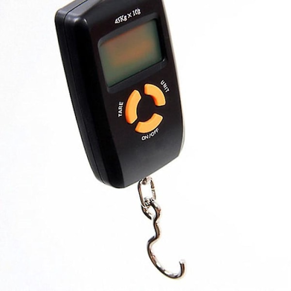 Mini-tasku LCD digitaalinen riippuva vaakakokoelma matkatavaralle, kalastukselle ja muuhun - 45 kg kapasiteetti