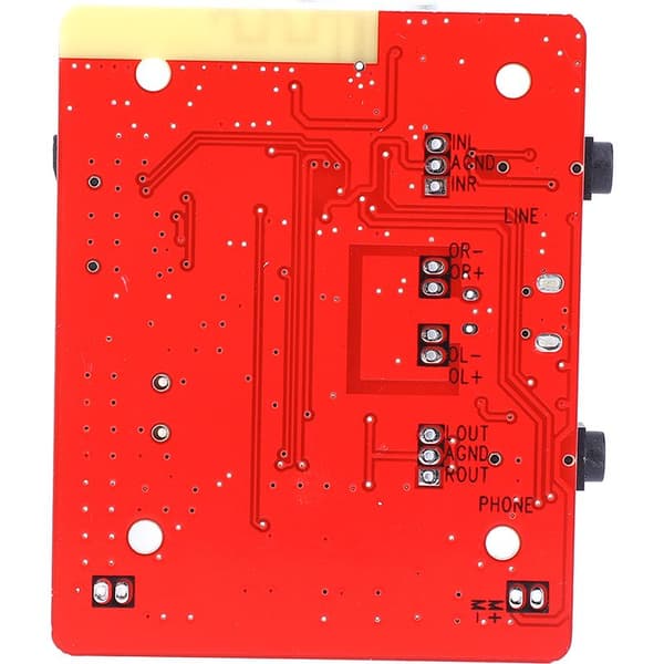 5V WiFi trådløs lydmottakermodul kompatibel med Bluetooth, USB og TF-kort.