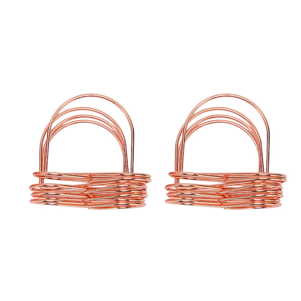 20 stk. søde og innovative bordkortholdere i metal til bryllup, fest, middagsbord, kontor, rosaguld