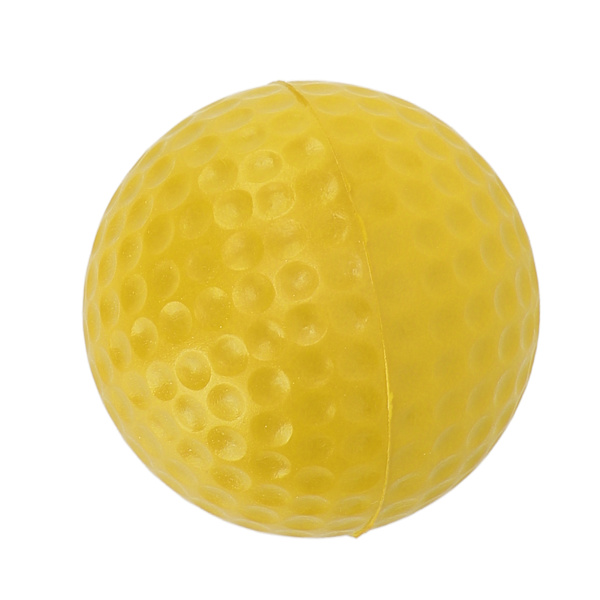 42,5 mm PU-vaahtomuoviset golfpallot, vahva joustavuus, ulkokäyttöön tarkoitetut golfharjoittelupallot urheilukuntoiluun, keltainen