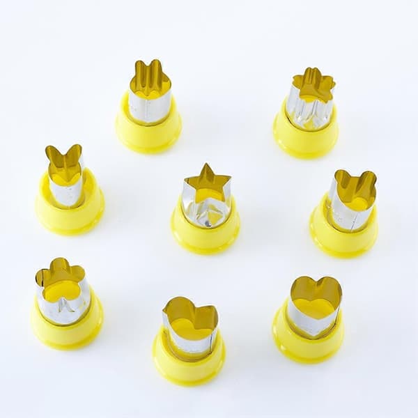 8 st/set Blomsterutskärare DIY Kexformar Fruktutskärare