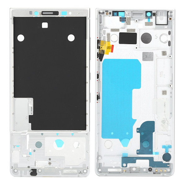 LCD-skjermramme for smarttelefonutstyr for BlackBerry KEY2/KEYTWO/BBF100‑1/‑2/‑6 sølv