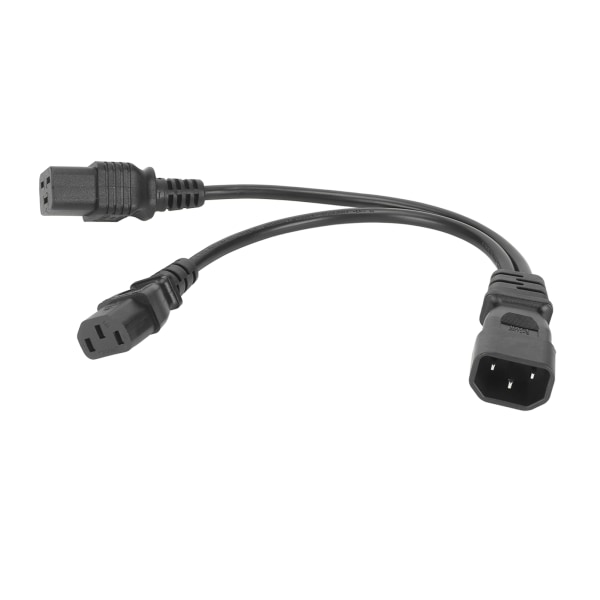 IEC320 C14 till C19 och C13 power Enkel IEC 320 C14 till C19 C13 Y Splitter power 10A 250V 12,6 tum