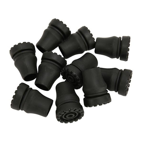 10 kpl kainalosauvakärjet, luistamattomat PVC-jalkojen cap vaihto Walker-wc-kylpytuolille 22 mm