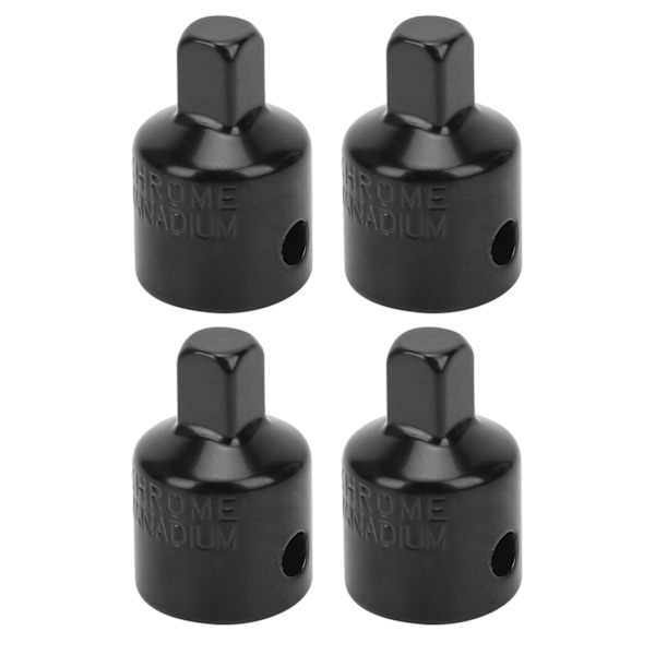 4 stk. sokkeladapter, skraldenøgle, konverteringshoved, reparationsværktøj, hardware 3/8 M til 1/4 S