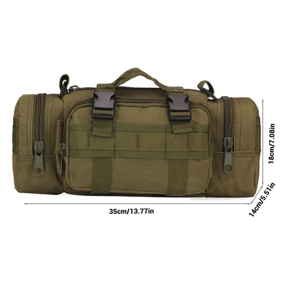 Utomhus klätter midjeväskor Militärväska Oxford Camping Pack Vandrings midjeväskor