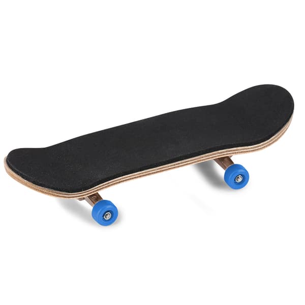 1 st Lönn Trä Legering Fingerboard Finger Skateboards Med Låda Minska Tryck Gåvor Mörkblå