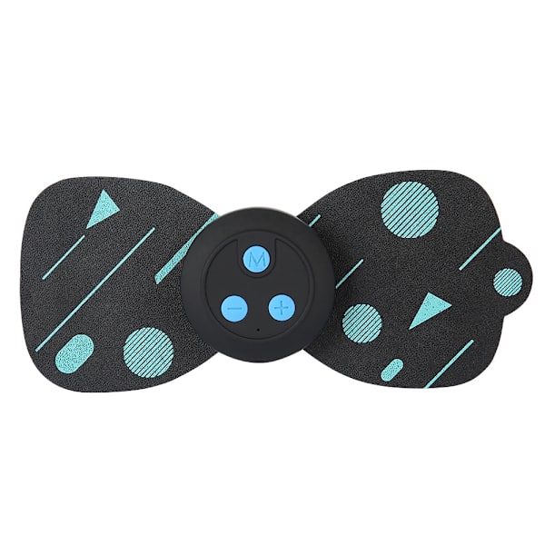 Mini Cervical Massager Multi-funktionel Genopladelig Puls Skulder Nakke Ryg Massager Sort