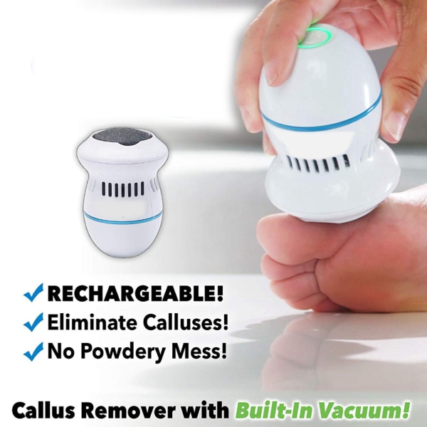 Electric Callus Remover USB Ladattava Sähköinen Callus Remover jaloille ja käsille