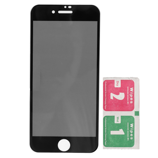 Privat skjermbeskytter Peep Proof Full Coverage herdet glassfilm for iPhone 8 7