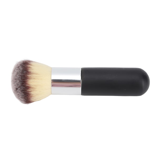 Loose Powder Meikkiharja Pehmeät pörröiset hiukset Mukavan otteen kosmeettinen kauneusharja musta